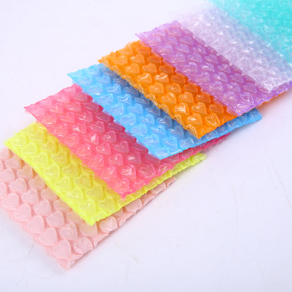 10-piece set｜Multicolor Bubble Roll 10pic | Card Size | Ideal for Small Items