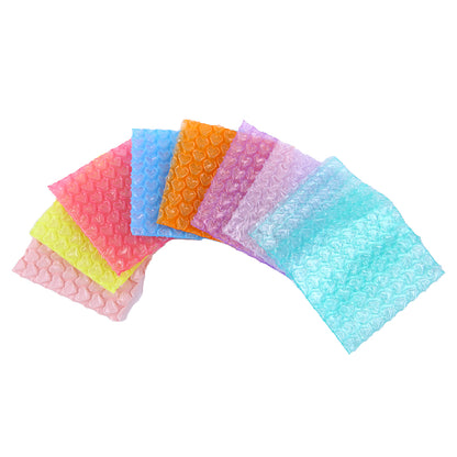 10-piece set｜Multicolor Bubble Roll 10pic | Card Size | Ideal for Small Items